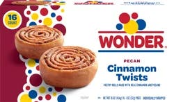Wonder Pecan Cinnamon Twists 16 - 1 oz Packages