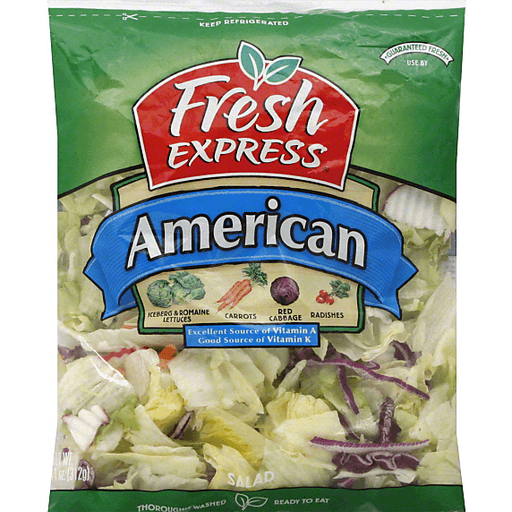 slide 2 of 3, Fresh Express American Salad Blend, 12 oz