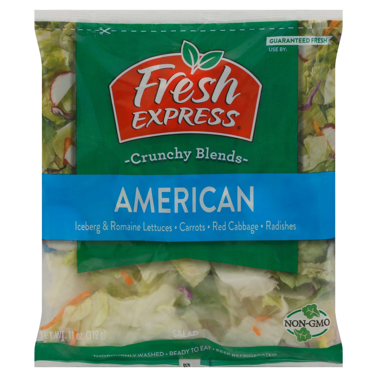 slide 1 of 9, Fresh Express American Salad Kit, 11 oz