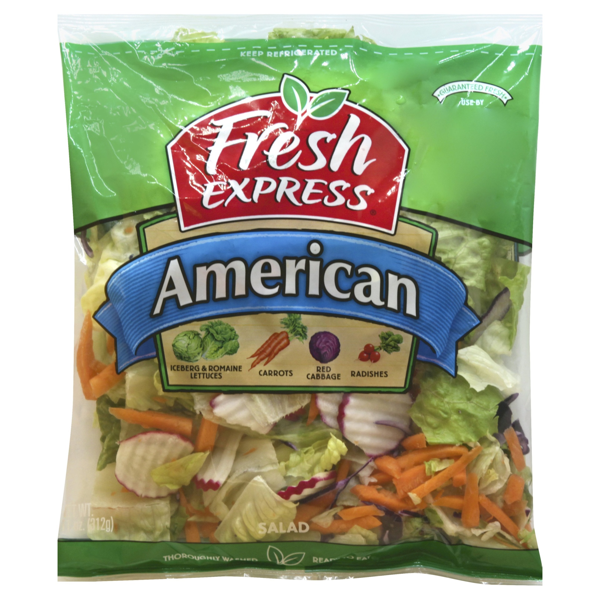 slide 1 of 3, Fresh Express American Salad Blend, 12 oz
