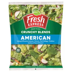 Fresh Express Crunchy Blends American Salad 11 oz
