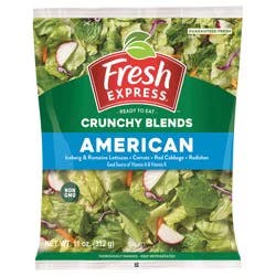 Fresh Express Crunchy Blends American Salad 11 oz