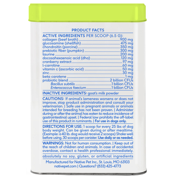 slide 7 of 13, Native Pet The Daily Supplement for Dogs 7 oz., 1 ct