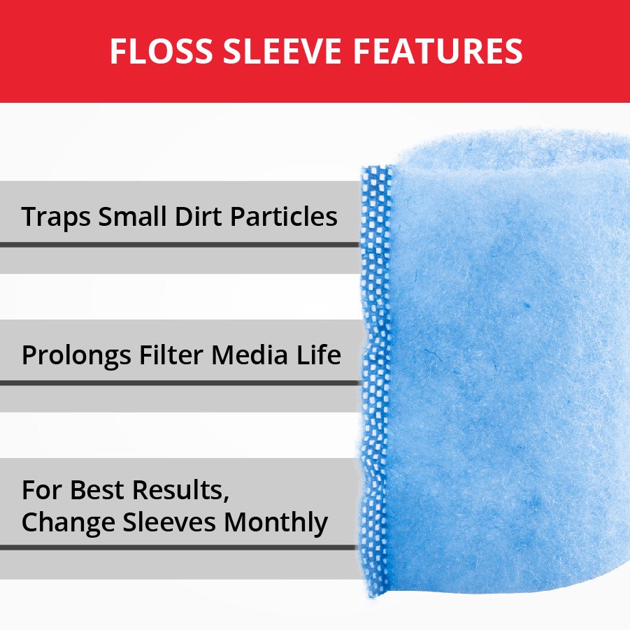 slide 2 of 8, Marineland Magnum 200 Polishing Internal Filter Floss Sleeve, 1 ct