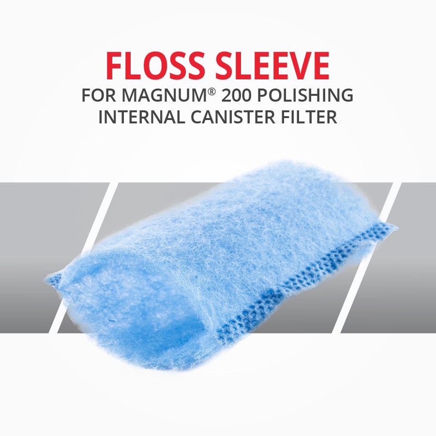 slide 4 of 8, Marineland Magnum 200 Polishing Internal Filter Floss Sleeve, 1 ct