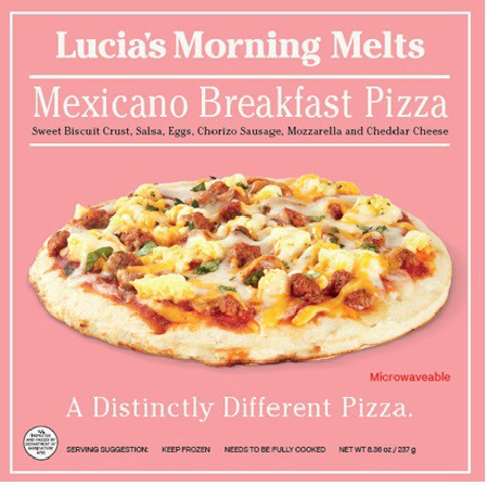 slide 1 of 1, Lucias Mexicano Breakfast Pizza, 8.35 oz