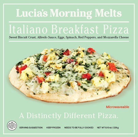 slide 1 of 1, Lucias Italiano Breakfast Pizza, 8.1 oz