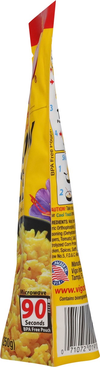 slide 7 of 14, Vigo 90 Second Yellow Rice with Extra Virgin Olive Oil 8.8 oz, 8.8 oz