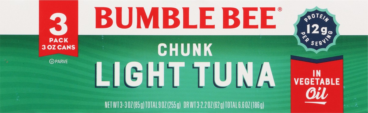 slide 1 of 11, Bumble Bee Chunk Light Tuna In Oil Cans, 1 ct