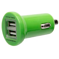 Cellcandy 2.4 Amp Dual Usb Car Charger - Sour Apple Green