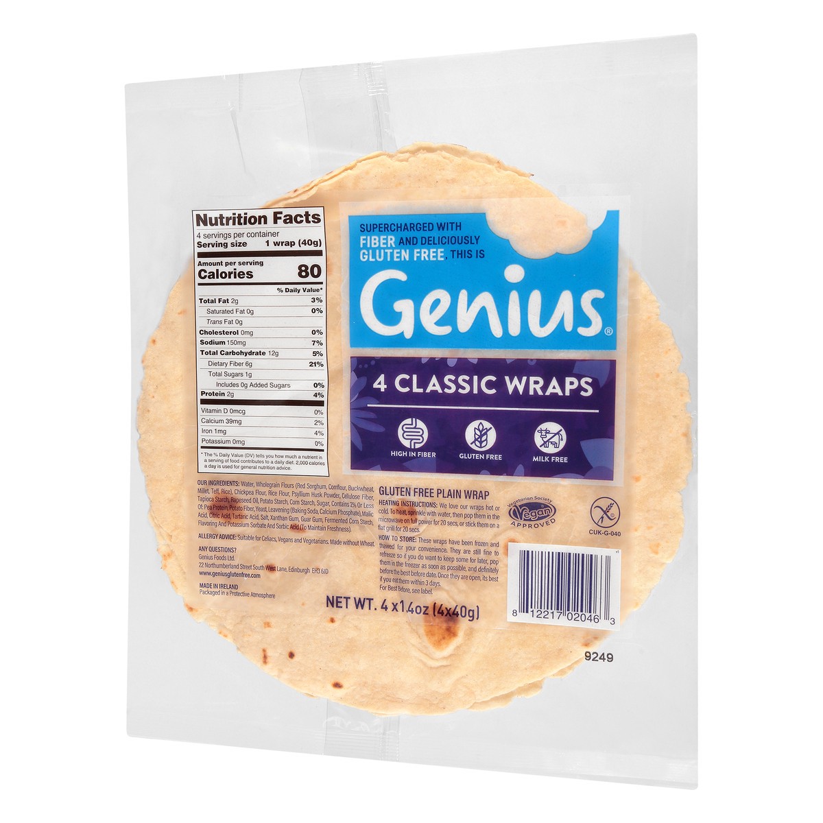 slide 6 of 9, Genius Wraps, Classic, 4 ct