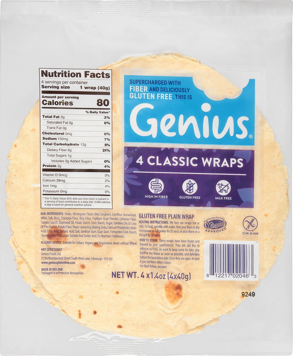 slide 9 of 9, Genius Wraps, Classic, 4 ct