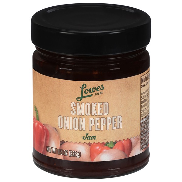 slide 1 of 1, Lowes Foods Smoked Onion Pepper Jam, 11 oz