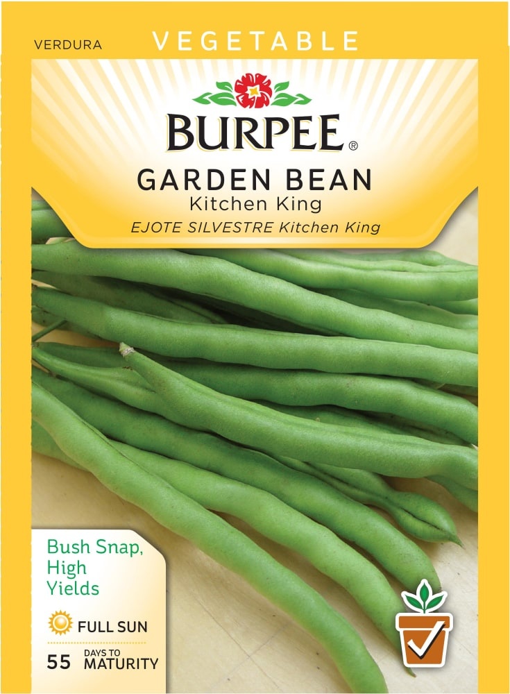 slide 1 of 1, Burpee Vegetable Garden Bean Kitchen King, 21 gram