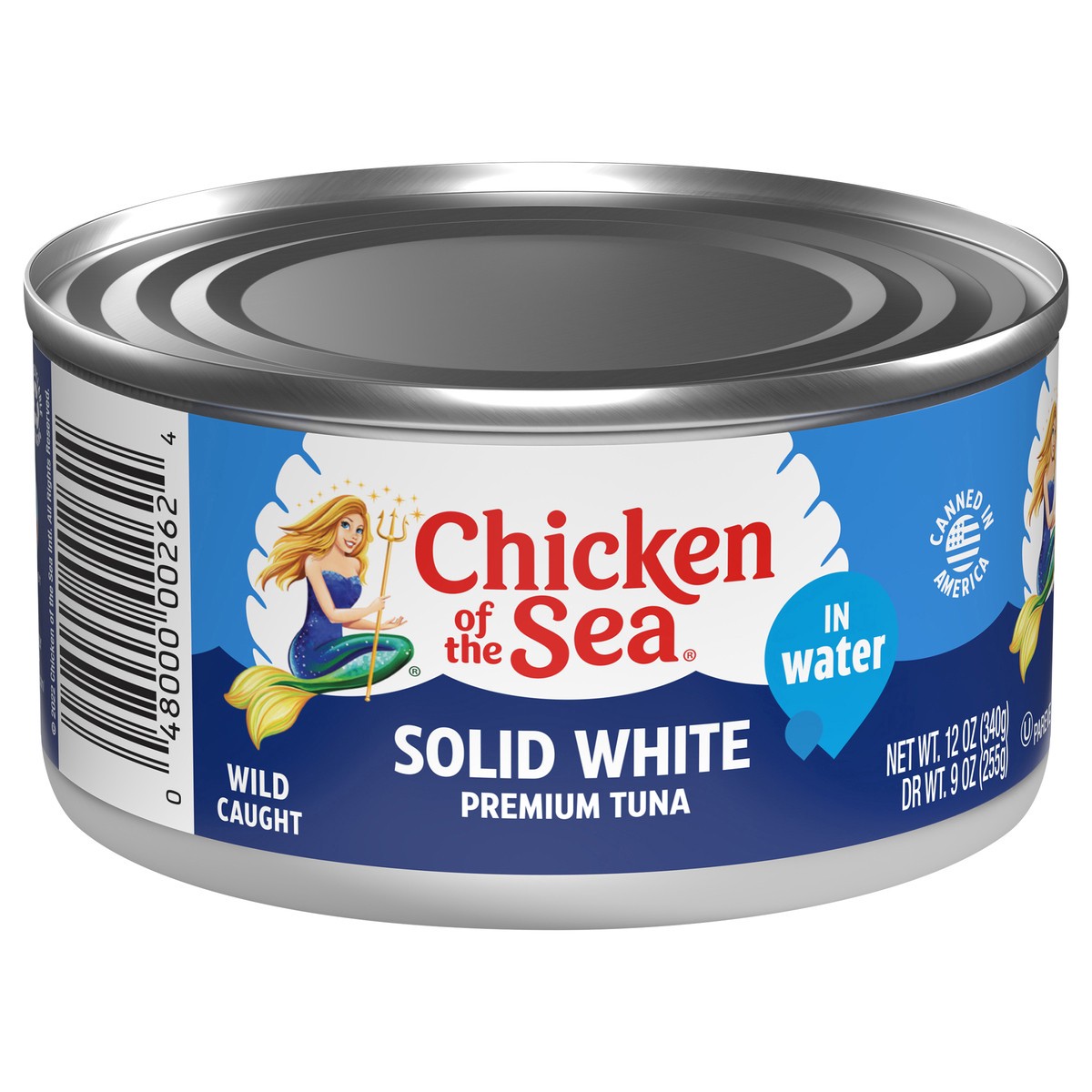 slide 1 of 6, Chicken of the Sea Solid White Premium Albacore Tuna in Water 12 oz, 12 oz