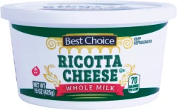 Best Choice Whole Milk Ricotta Cheese