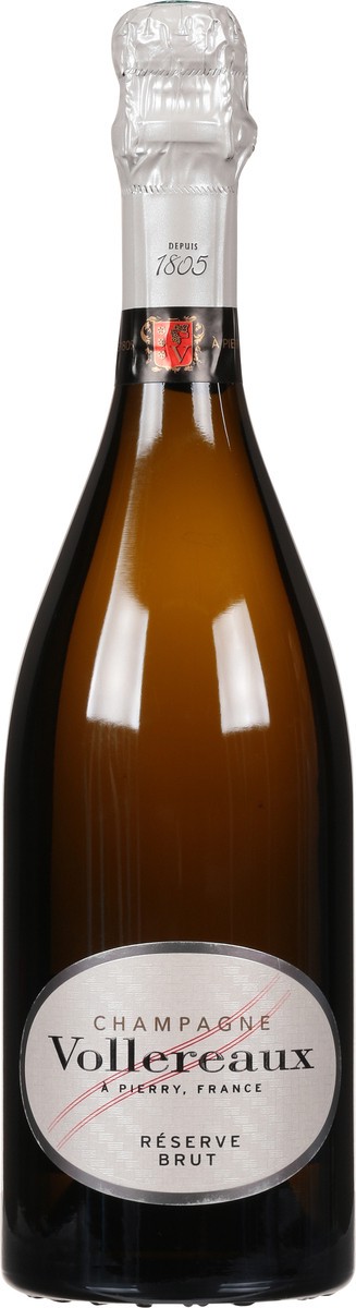 slide 4 of 7, Champagne Vollereaux Brut Reserve New Label, 750ml, 750 ml