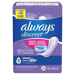 Always Discreet Pads Long Length Maximum