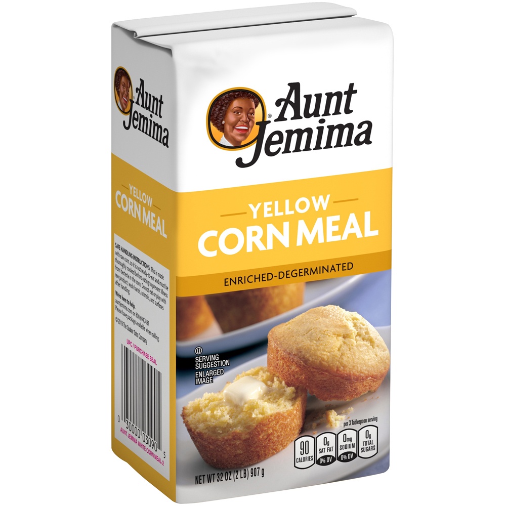 slide 3 of 5, Aunt Jemima Yellow Corn Meal, 32 oz