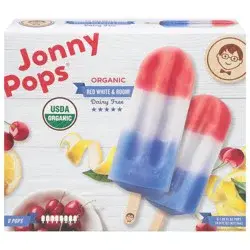Jonny Pops Dairy Free Red White & Boom Pops