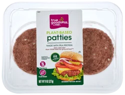 True Goodness Plant-Based Burger Patties, 8 oz, 2 ct