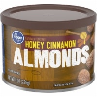 slide 1 of 1, Kroger Naturally Flavored Honey Cinnamon Almonds, 8 oz