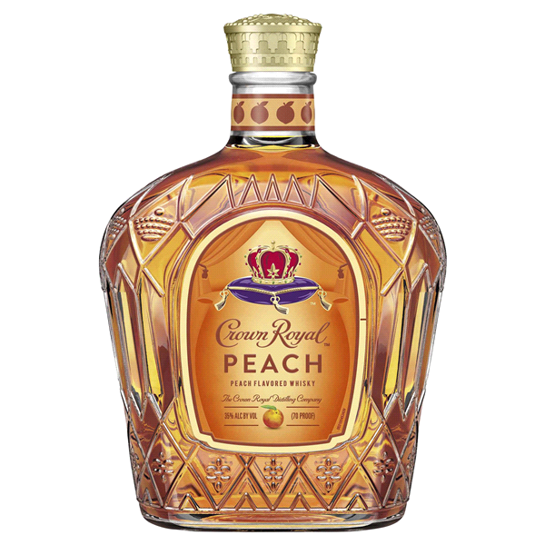 slide 1 of 1, Crown Royal Peach Canadian Whiskey , 750 ml