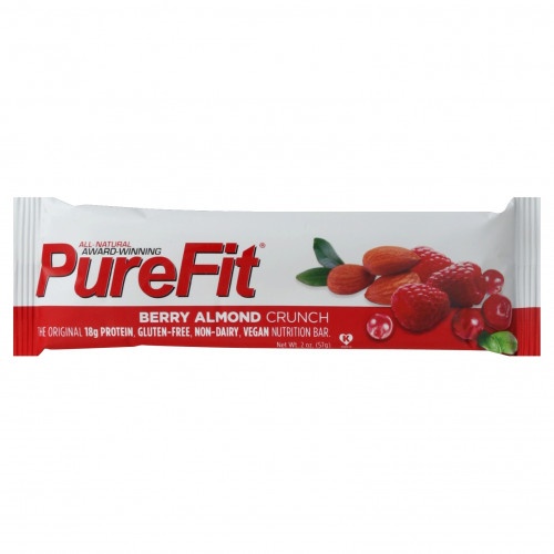 slide 1 of 1, PureFit Berry Almond Crunch Nutrition Bar, 2 oz