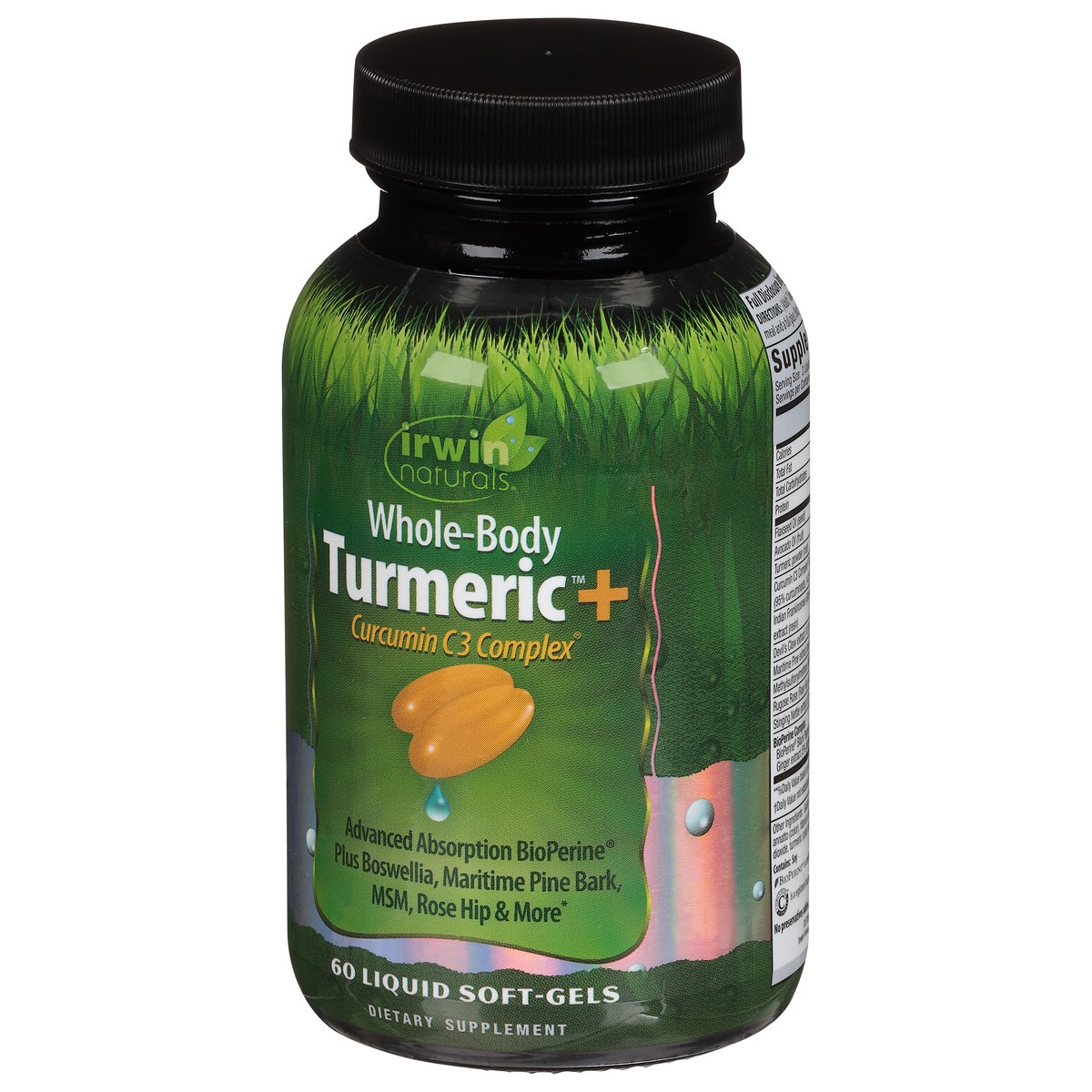 slide 2 of 12, Irwin Naturals Whole-Body Turmeric + Curcumin C3 Complex 60 Soft-Gels, 60 ct