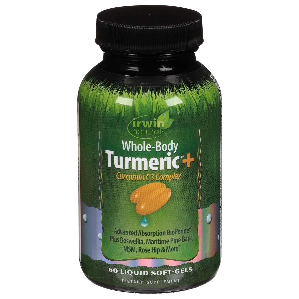 slide 1 of 12, Irwin Naturals Whole-Body Turmeric + Curcumin C3 Complex 60 Soft-Gels, 60 ct