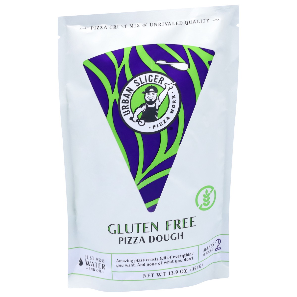 slide 5 of 9, Urban Slicer Gluten Free Pizza Dough Mix - 13.9 oz, 13.9 oz