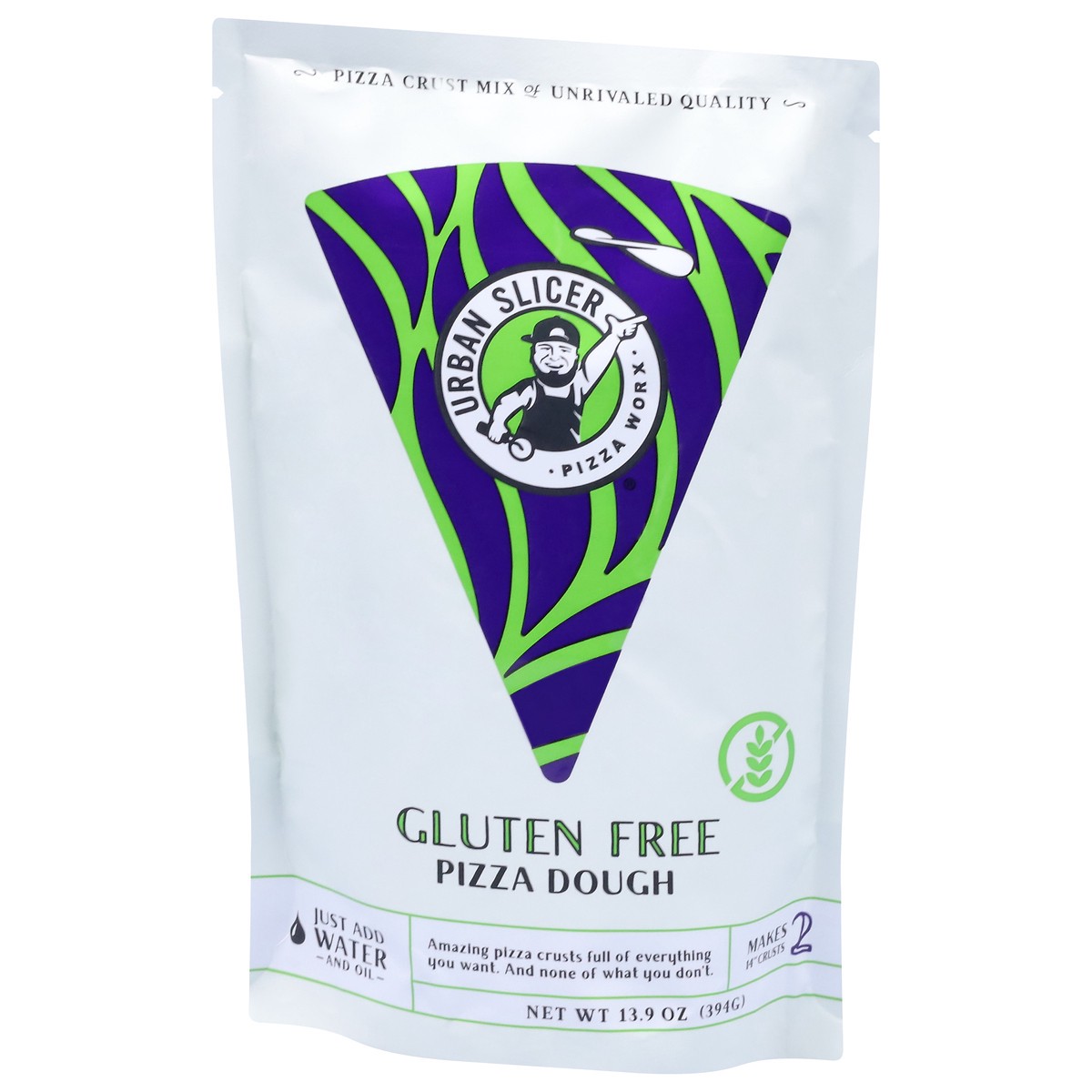 slide 4 of 9, Urban Slicer Gluten Free Pizza Dough Mix - 13.9 oz, 13.9 oz