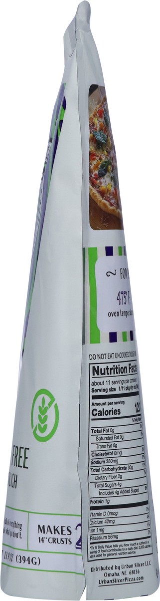 slide 3 of 9, Urban Slicer Gluten Free Pizza Dough Mix - 13.9 oz, 13.9 oz