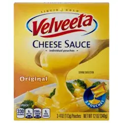 VELVEETA Original Cheese Sauce Pouches