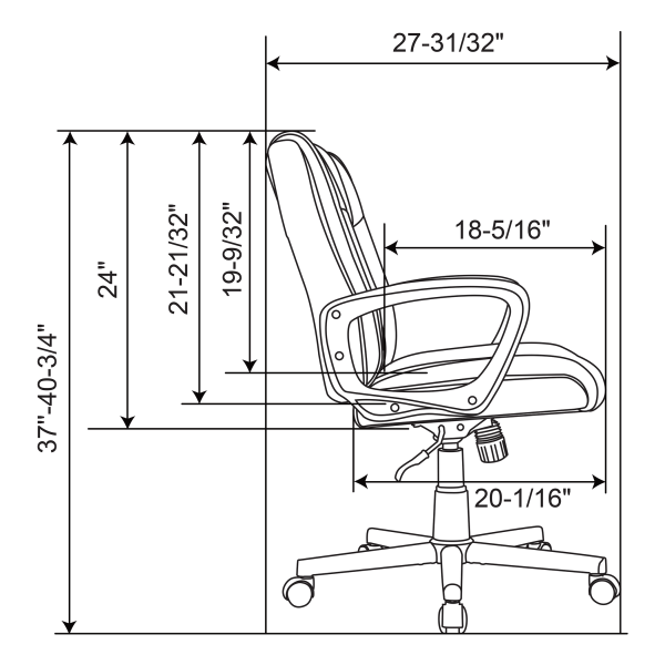 slide 6 of 10, Realspace Modern Comfort Verismo Bonded Leather High-Back Executive Chair, Black/Chrome, 1 ct