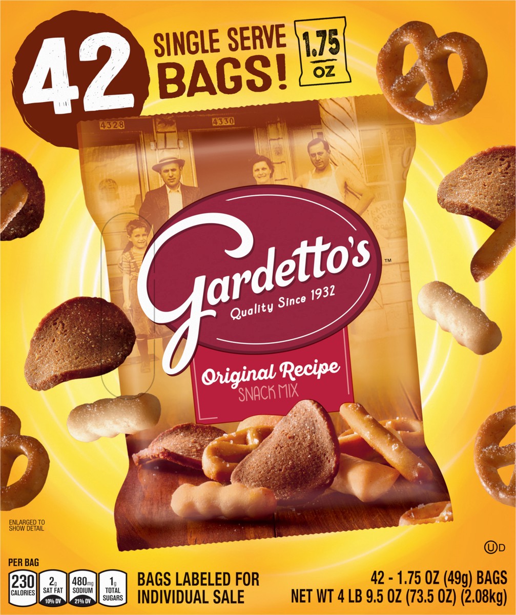 slide 4 of 8, Gardetto's Snack Party Mix, Original Recipe, Multipack Pub Mix Bags, 42 ct, 42 ct