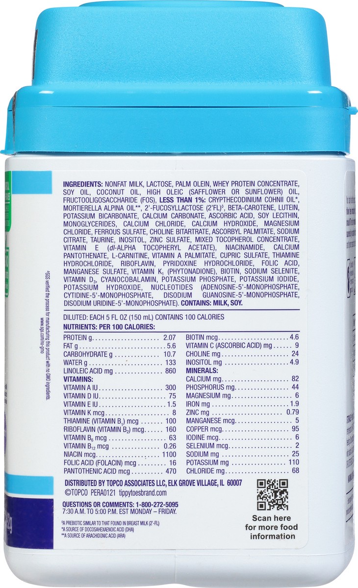 slide 8 of 14, Tippy Toes Milk-Based Powder With Iron Advantage Infant Formula 35 oz, 35 oz