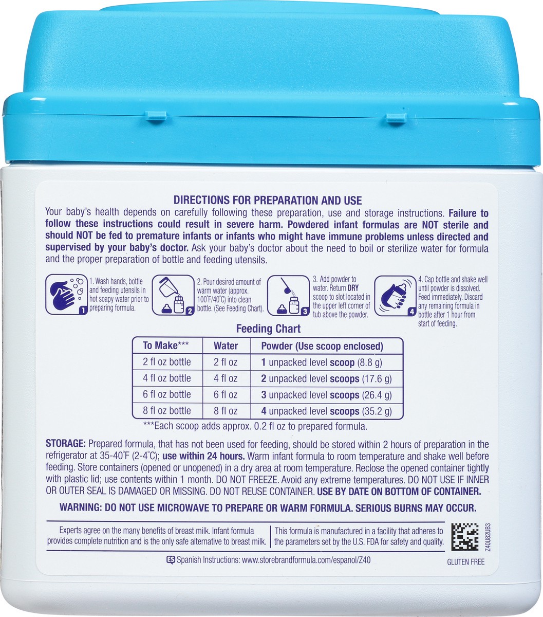 slide 3 of 14, Tippy Toes Milk-Based Powder With Iron Advantage Infant Formula 35 oz, 35 oz