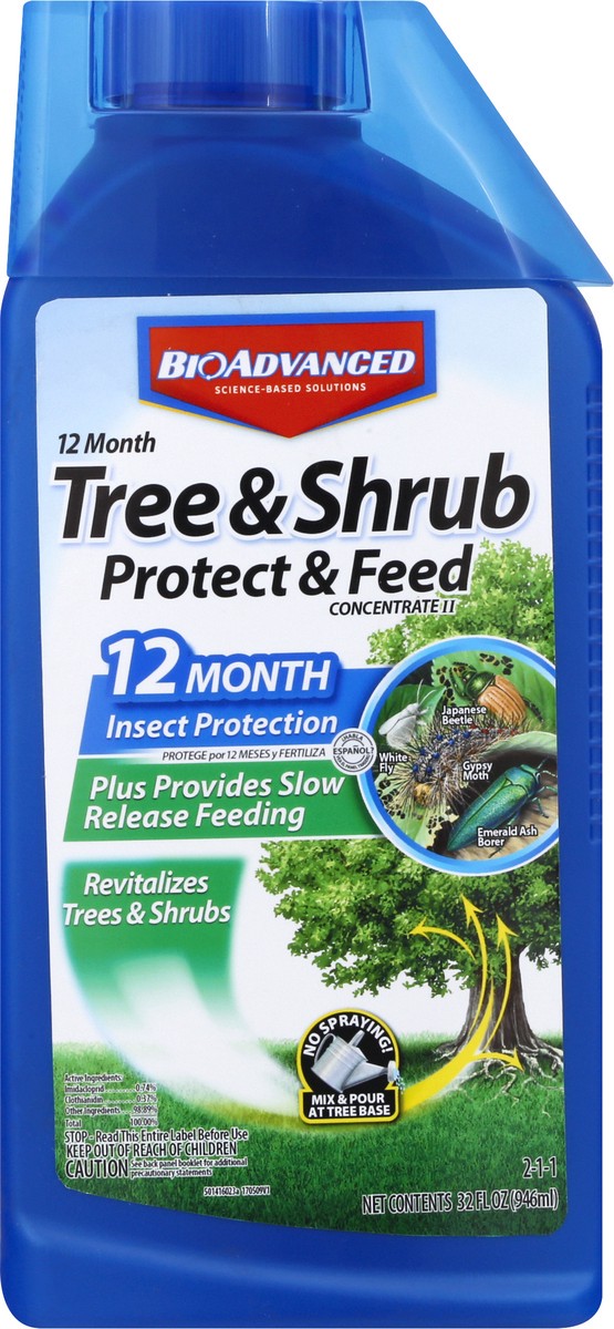 slide 6 of 9, Bayer Tree & Shrub Protect and Feed Concentrate, 32 oz