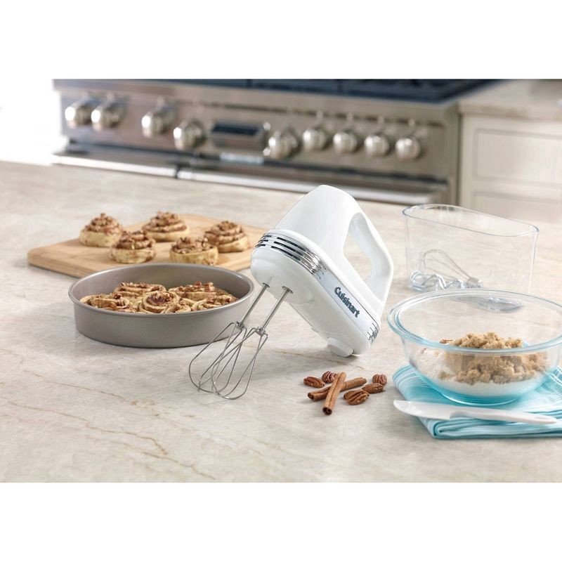 slide 3 of 10, Cuisinart Power Advantage Plus 9 Speed Hand Mixer with Storage Case White HM-90S, 1 ct