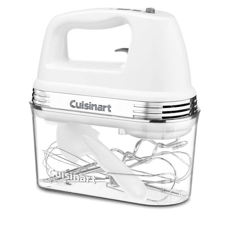 slide 4 of 10, Cuisinart Power Advantage Plus 9 Speed Hand Mixer with Storage Case White HM-90S, 1 ct