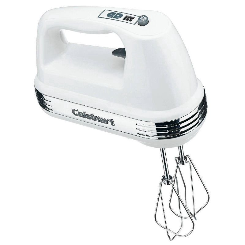 slide 7 of 10, Cuisinart Power Advantage Plus 9 Speed Hand Mixer with Storage Case White HM-90S, 1 ct