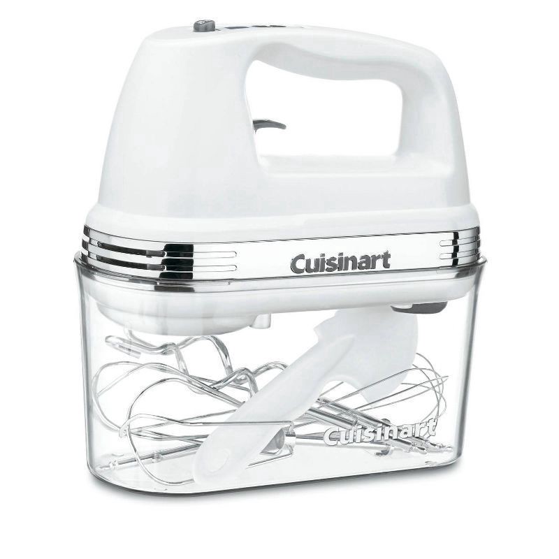 slide 8 of 10, Cuisinart Power Advantage Plus 9 Speed Hand Mixer with Storage Case White HM-90S, 1 ct