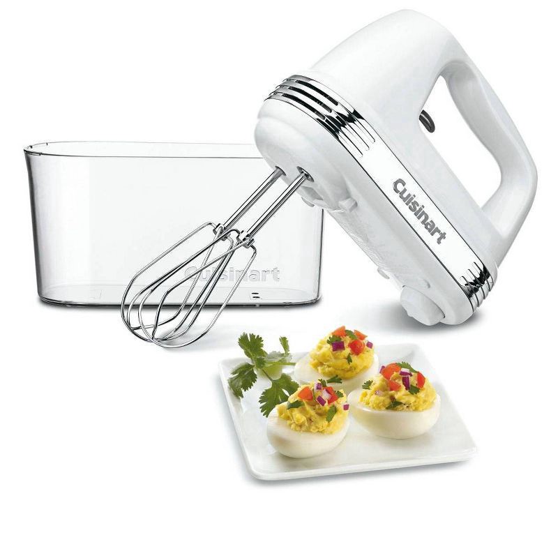 slide 10 of 10, Cuisinart Power Advantage Plus 9 Speed Hand Mixer with Storage Case White HM-90S, 1 ct