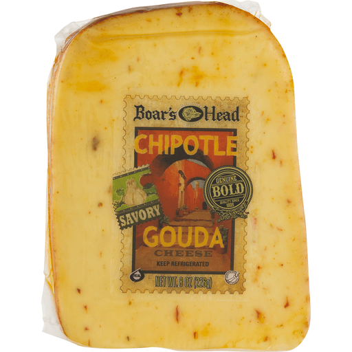 slide 4 of 9, Boar's Head Cheese, Gouda, Chipotle, per lb