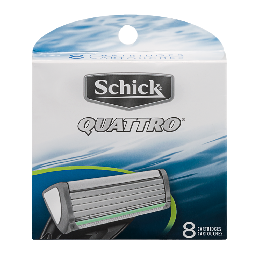 slide 1 of 1, Schick Quattro Refill, 1 ct