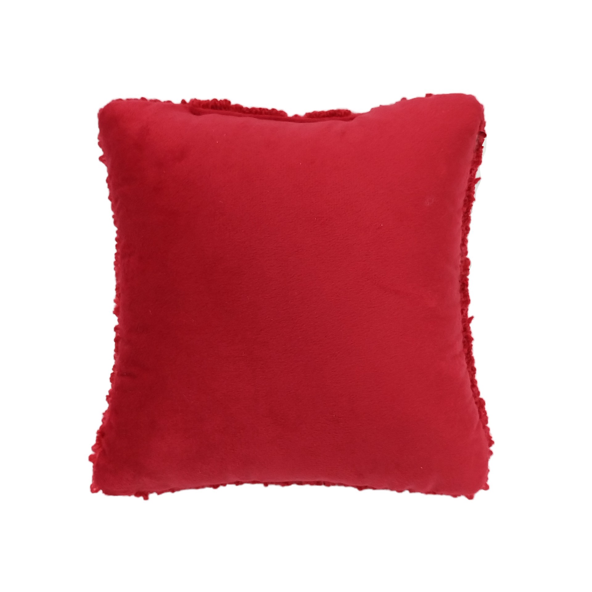 slide 2 of 2, 7.5" X 7.5" Reindeer With Pom Pom Nose Pillow By Ashland, 7.5 in x 7.5 in