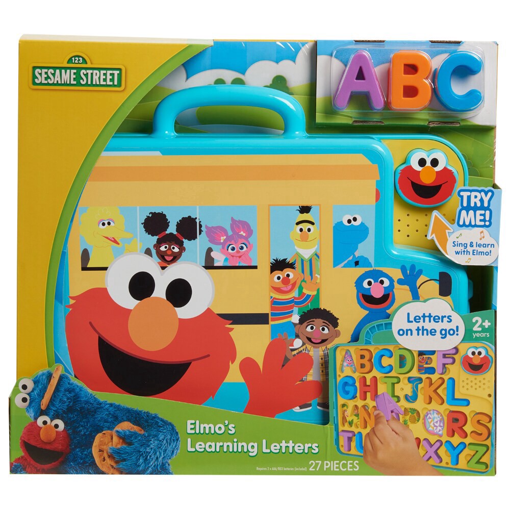 slide 1 of 2, Sesame Street Elmo's Learning Letters Bus Activity Board, 1 ct
