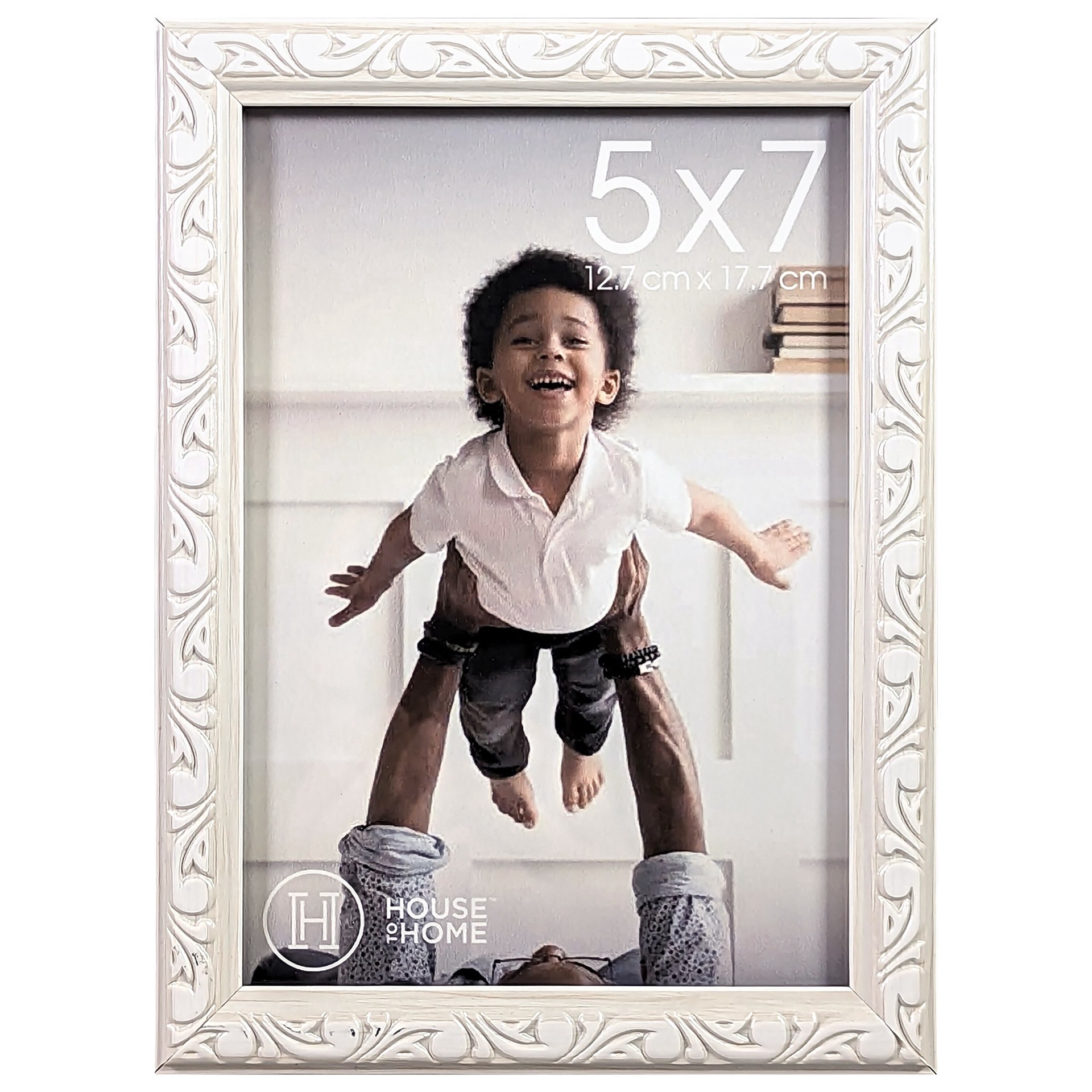 slide 1 of 1, House To Home White Picture Frame, 5X7, 1 ct