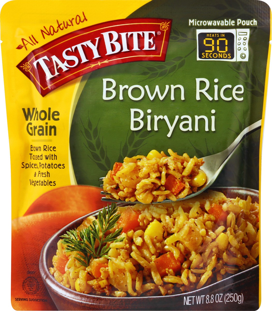 slide 2 of 2, Tasty Bite Biryani, Brown Rice, 8.8 oz